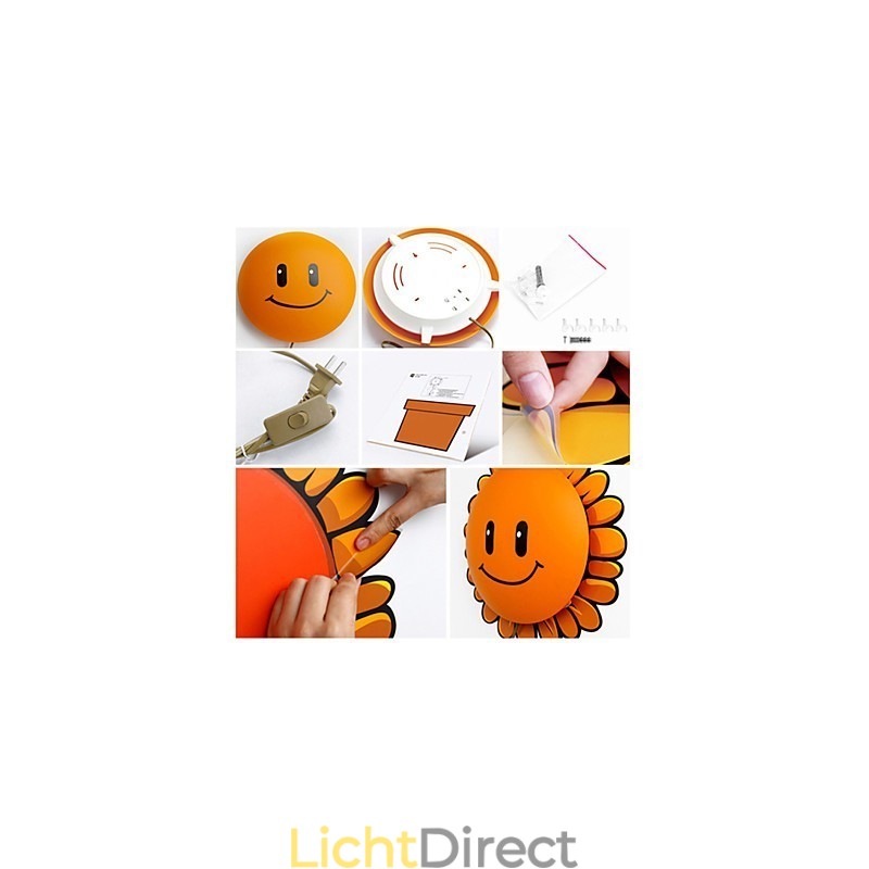 Wandlampen Moderne Hedendaagse Creatieve 3D Behangpapier Wandlamp Licht