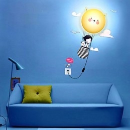 Wandlampen Modern Hedendaags Creatief 3D Behangpapier Wandlamp Licht