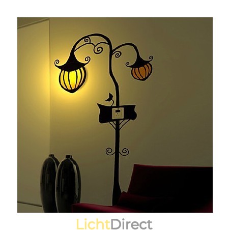Pompoen Hoge Temperatuurbestendige Plastic Licht En Creatieve 3D Behangpapier Wandlamp Pompoen Hoge Temperatuurbestendige Plastic Licht En Creatieve 3D Behangpapier Wandlamp