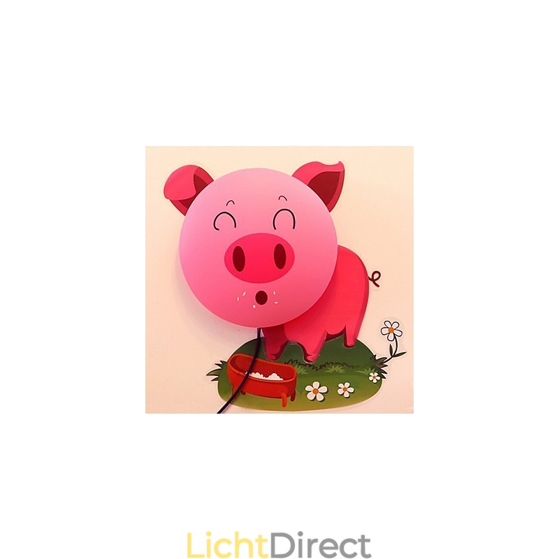 Varken Hoge Temperatuurbestendige Plastic Licht En 10 C Kan Creatieve 3D Behang Wandlamp Verwijderen