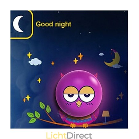 Licht bediende OWL wandlampen lamp hedendaagse creatieve 3D behangpapier wandlamp licht Licht bediende OWL wandlampen lamp hedendaagse creatieve 3D behangpapier wandlamp licht