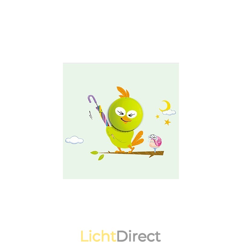 Lichtgestuurde vogel wandlampen lamp hedendaagse creatieve 3D behang wandlamp licht