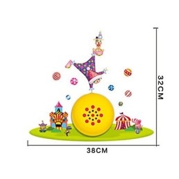 Clown Hoge Temperatuurbestendige Plastic Licht En 10 C Kan Creatieve 3D Behang Wandlamp Verwijderen