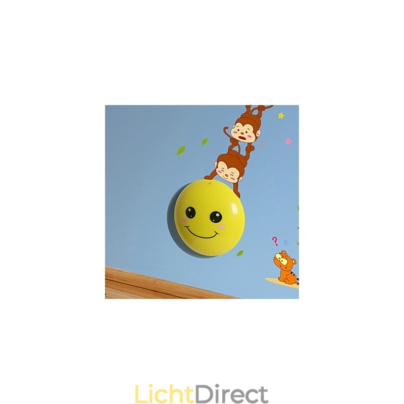 Muurstickers Apen licht geactiveerde intelligente inductie smoop versiering wandlamp