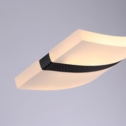 Moderne, eigentijdse hanglamp van chroom