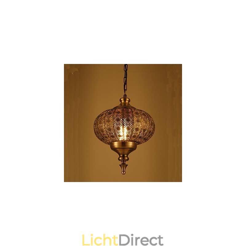 Zuidoost-Aziatische retro hand holle ijzeren kroonluchter