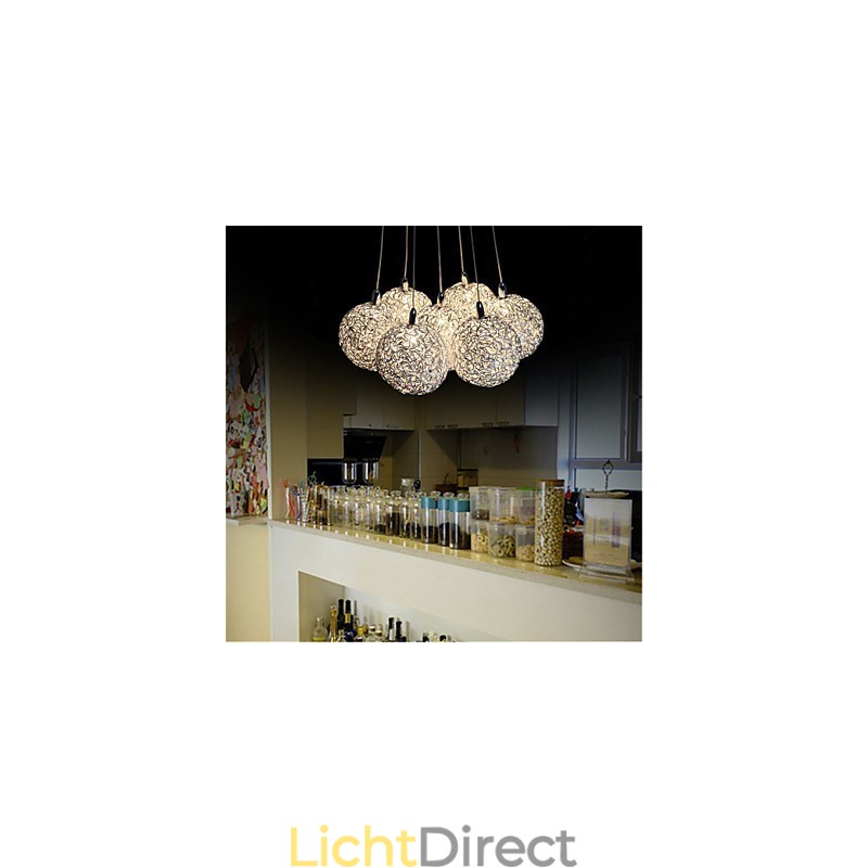 Hanglamp Modern 7-lichts woninginrichting Decoratieve aluminium hanglamp