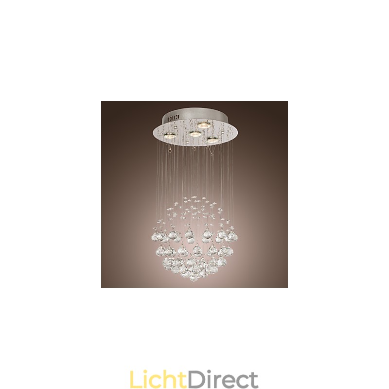 Kroonluchter Luxe Modern Kristal 4 Lichten