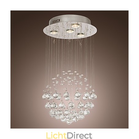 Kroonluchter Luxe Modern Kristal 4 Lichten