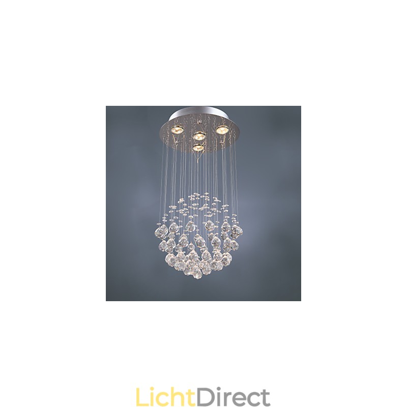 Kroonluchter Luxe Modern Kristal 4 Lichten