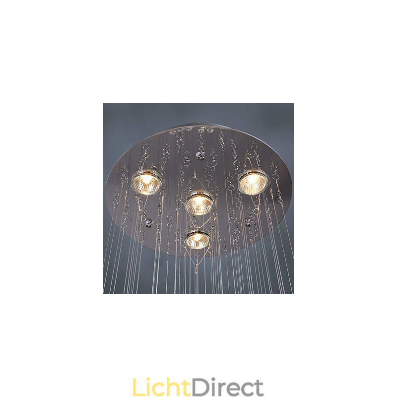 Kroonluchter Luxe Modern Kristal 4 Lichten