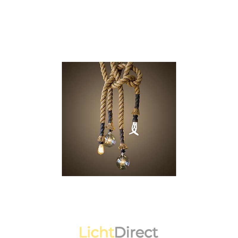 Traditionele klassieke rustieke lodge vintage landelijke retro hanglamp