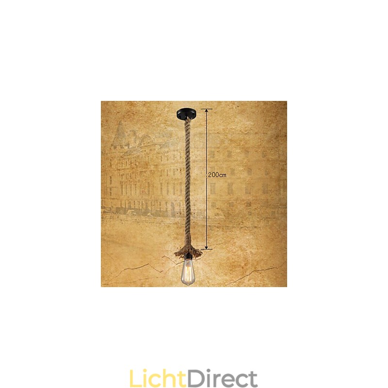 Traditionele klassieke rustieke lodge vintage landelijke retro hanglamp