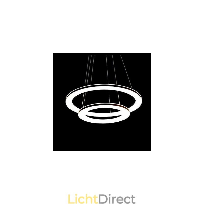 Moderne, eigentijdse metalen hanglamp