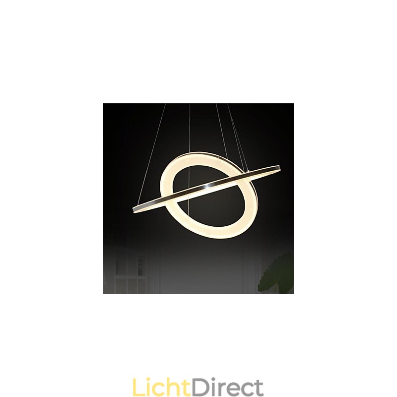 Moderne, eigentijdse metalen hanglamp
