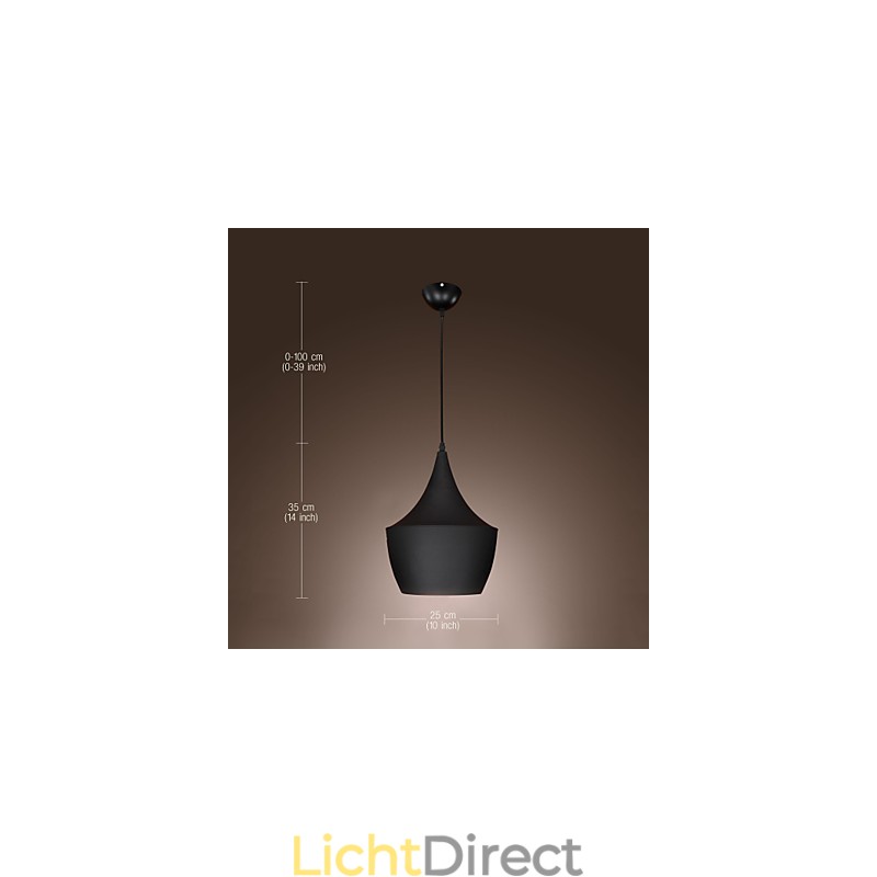 Hanglamp Retro Vintage Tom Dixon Design Zwart