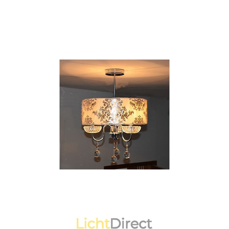 Moderne eigentijdse kristallen gegalvaniseerde kroonluchter