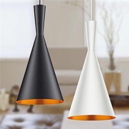 Hanglamp Retro Vintage Tom Dixon Design Zwart Wit C Type Café hanglampen