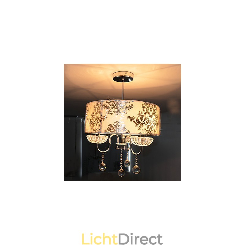 Moderne eigentijdse kristallen gegalvaniseerde kroonluchter