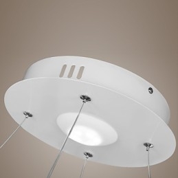Moderne design hanglamp van hoogwaardig acryl met enkele ring