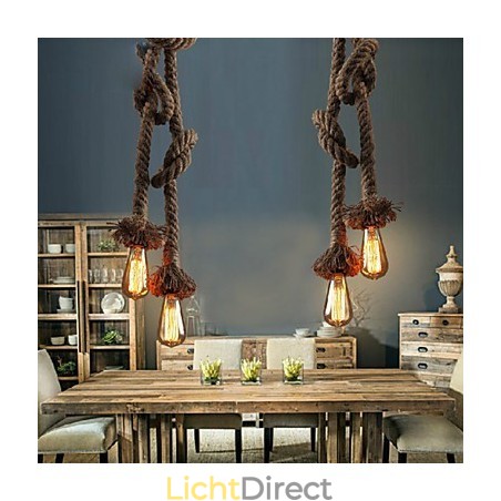 Hanglampen 2 lampen Industriële wind die oude manieren herstelt is de creatieve hanglamp van de cafébalie Hanglampen 2 lampen Industriële wind die oude manieren herstelt is de creatieve hanglamp van de cafébalie