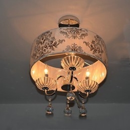 Moderne eigentijdse kristallen gegalvaniseerde kroonluchter