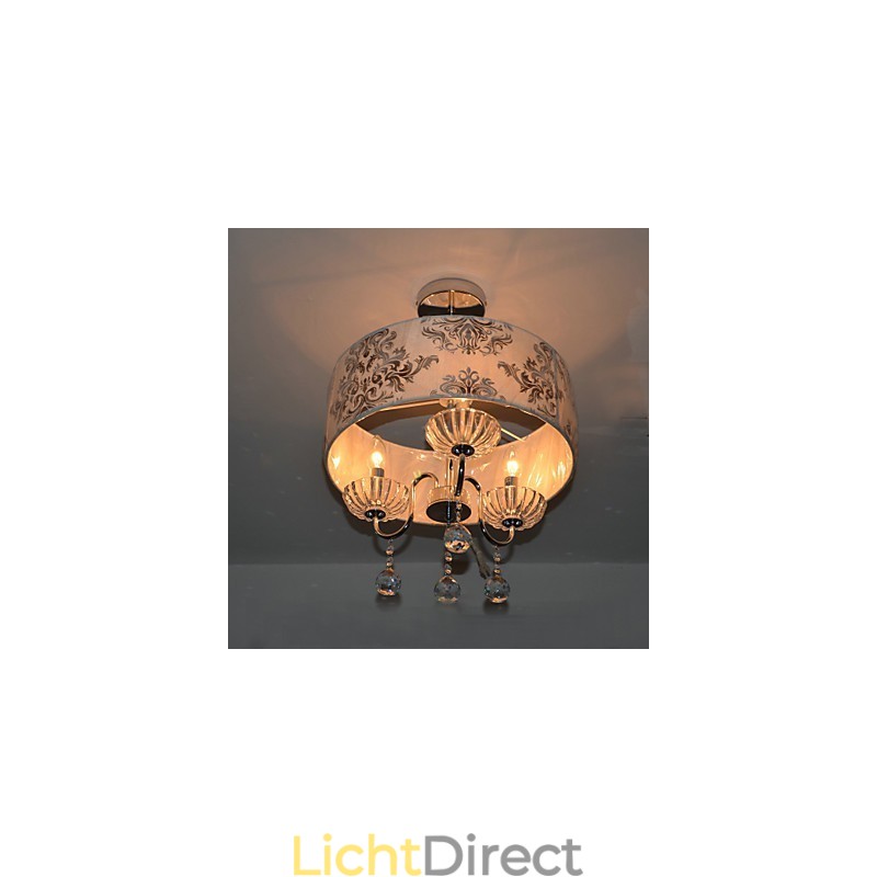 Moderne eigentijdse kristallen gegalvaniseerde kroonluchter