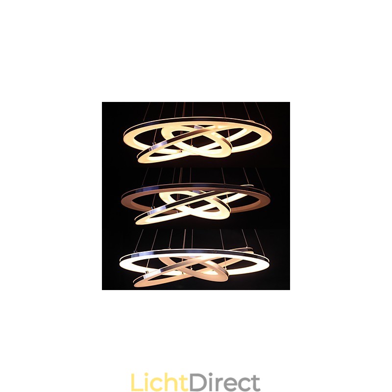Moderne hanglamp 3 ringen hanglamp acryl