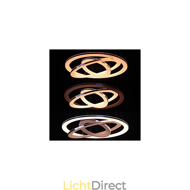 Moderne hanglamp 3 ringen hanglamp acryl
