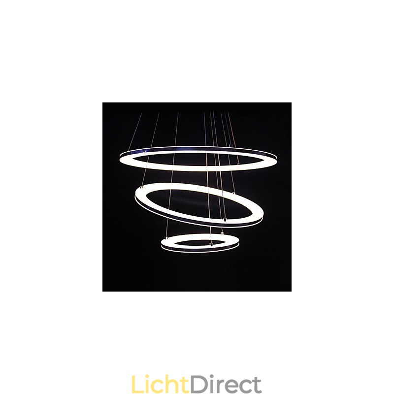 Moderne hanglamp 3 ringen hanglamp acryl
