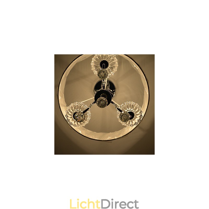 Moderne eigentijdse kristallen gegalvaniseerde kroonluchter