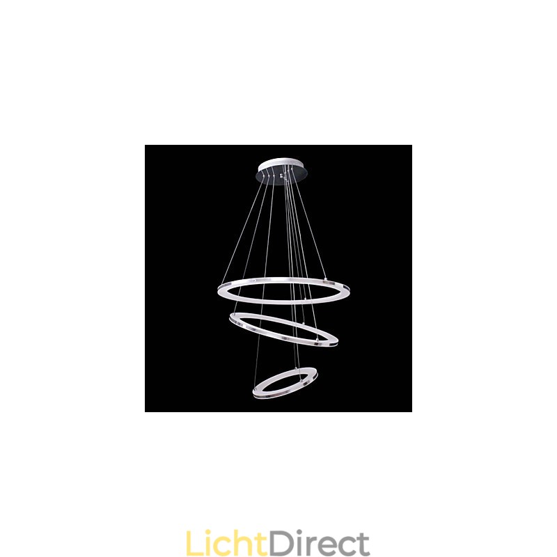 Moderne hanglamp 3 ringen hanglamp acryl