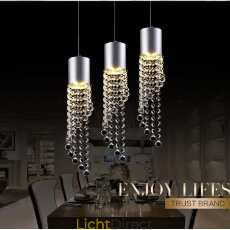 Moderne, eigentijdse schilderij hanglamp