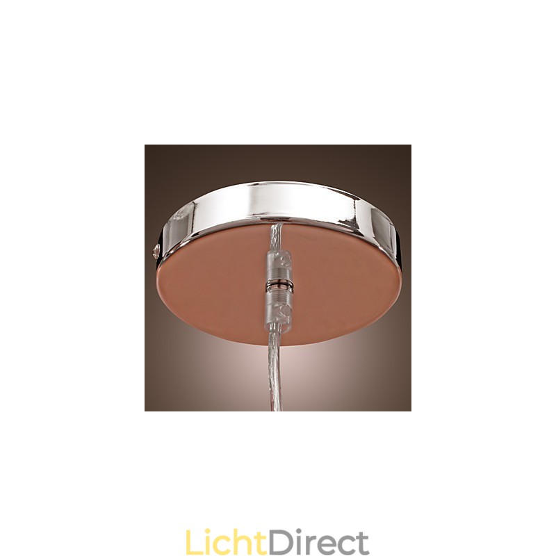 Kristallen hanglamp in cilinderstijl