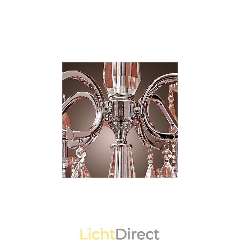 Kroonluchter Kristal Modern 2 Lagen Woonkamer 12 Lampen