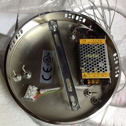 Kristallen hanglamp plafondverlichting helder kristal rond 4 ringen 40CM 60CM 80CM bronarmaturen