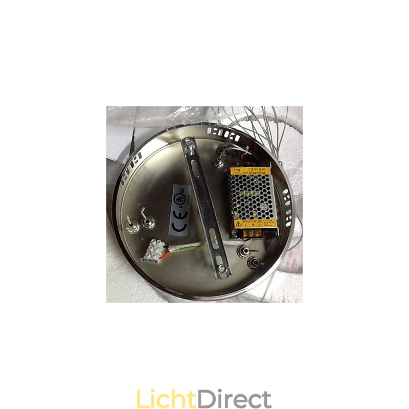 Kristallen hanglamp plafondverlichting helder kristal rond 4 ringen 40CM 60CM 80CM bronarmaturen