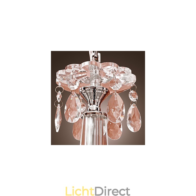 Kroonluchter Kristal Modern 2 Lagen Woonkamer 12 Lampen