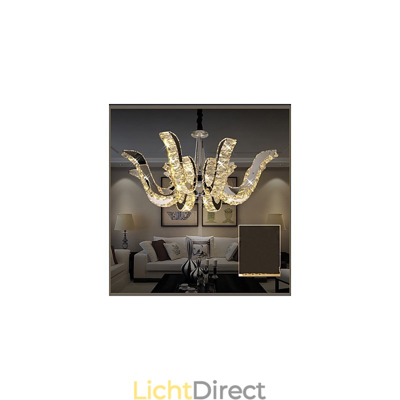 Kristallen lamp moderne luxe kaars kristallen hanglamp