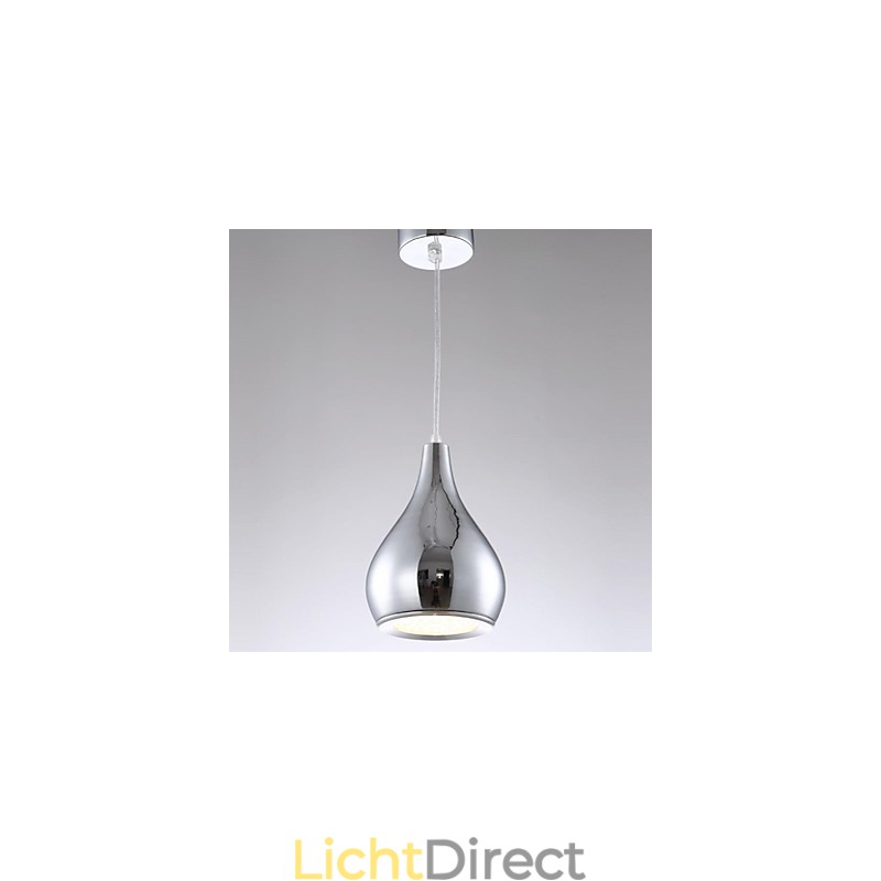 Moderne, eigentijdse Globe-gegalvaniseerde metalen hanglamp