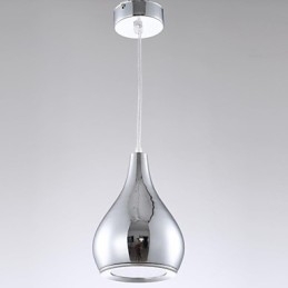 Moderne, eigentijdse Globe-gegalvaniseerde metalen hanglamp