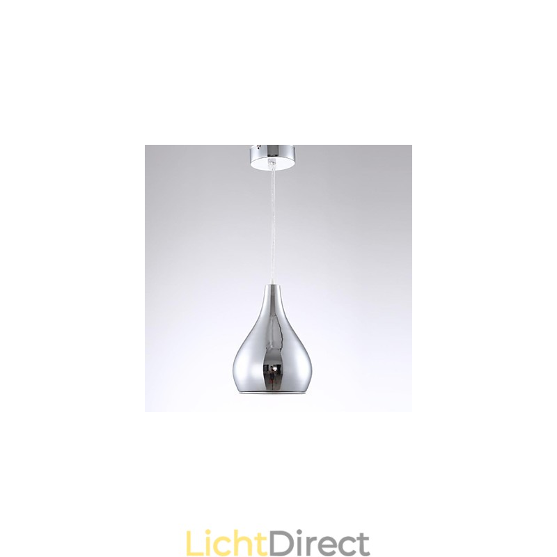 Moderne, eigentijdse Globe-gegalvaniseerde metalen hanglamp