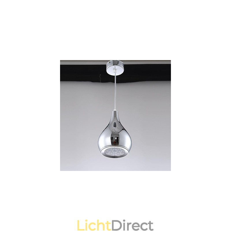 Moderne, eigentijdse Globe-gegalvaniseerde metalen hanglamp