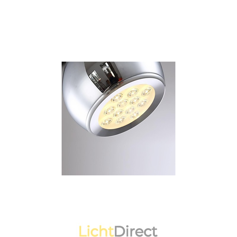 Moderne, eigentijdse Globe-gegalvaniseerde metalen hanglamp