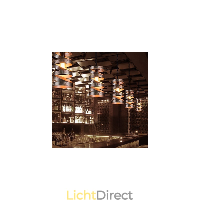 Hanglamp 1 licht Vintage Minimalistisch ijzeren schilderij