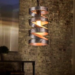 Hanglamp 1 licht Vintage Minimalistisch ijzeren schilderij