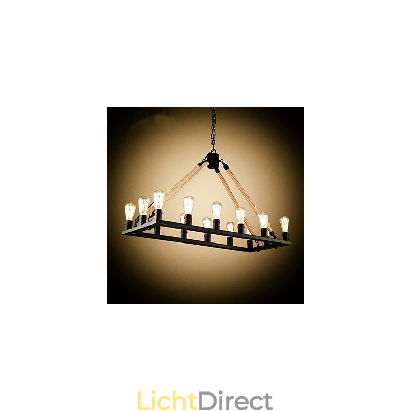 Landelijke ontwerpers schilderen metalen hanglamp