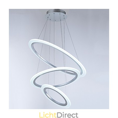 Acryl Hanglamp Lampen Kroonluchter Plafondverlichting met DIY 3 Ringen