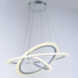 Acryl Hanglamp Lampen Kroonluchter Plafondverlichting met DIY 3 Ringen