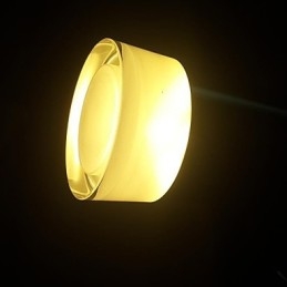 Moderne, eigentijdse hanglamp van chroommetaal